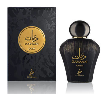Khadlaj Zayaan Gold 100ml Extrait de Parfum bottle - Estilo Fresco Dubai