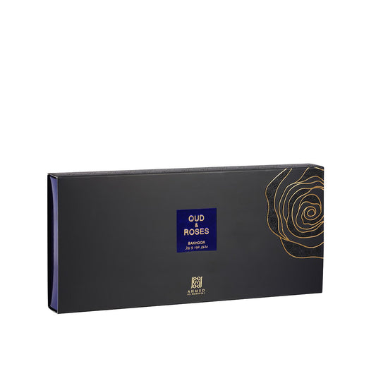 Ahmed Al Maghribi Bakhoor Oud & Roses luxury incense - Estilo Fresco Dubai