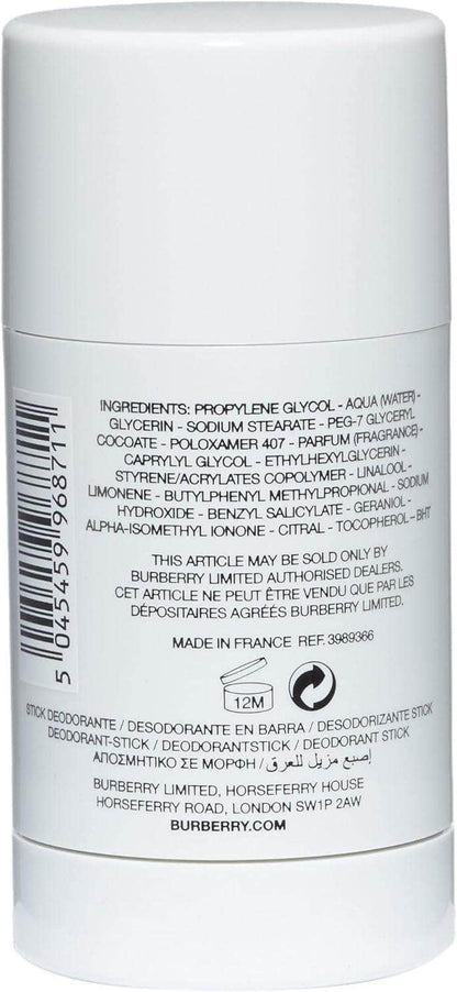 BURBERRY BURBERRY Brit Splash Deodorant Stick For Men, 75 ml Deodorant Stick